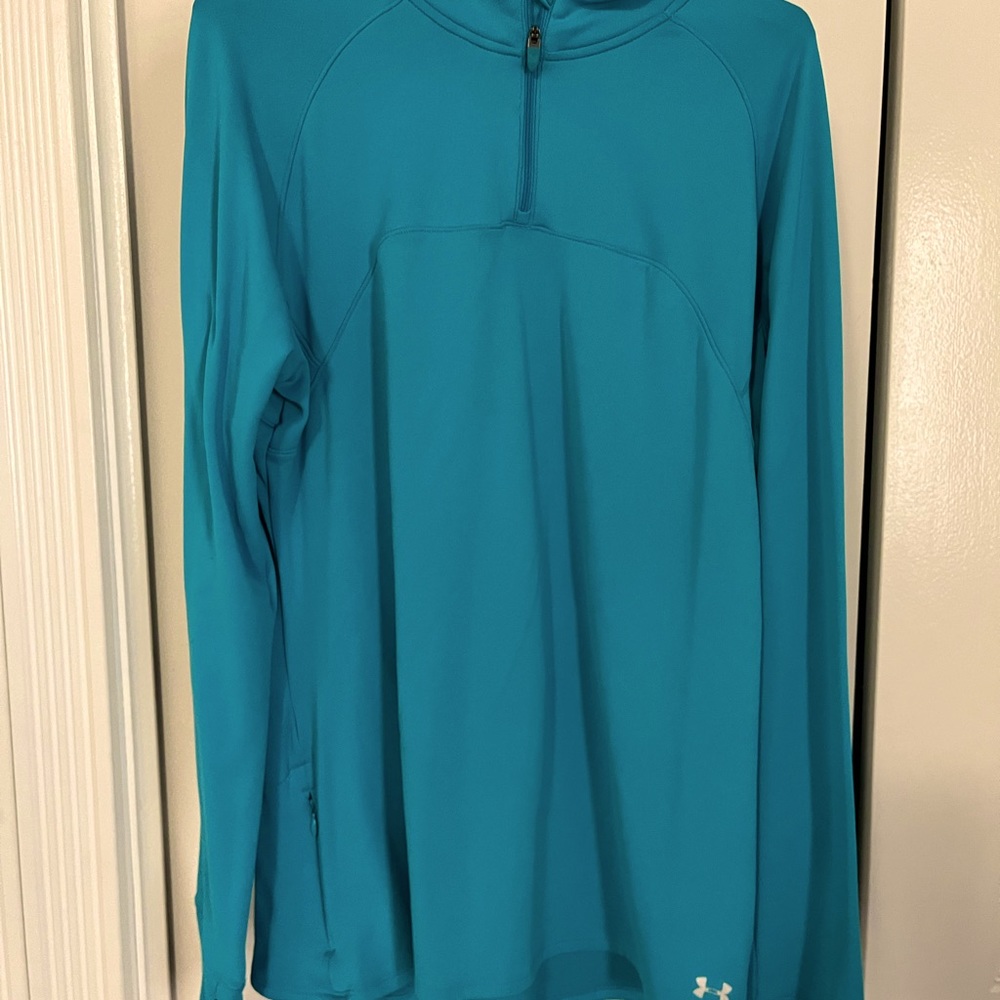 Under Armour turquoise half zip